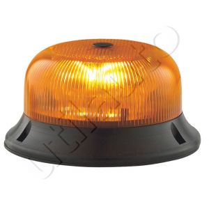 Gyrophare LED rotatif R65 R10 12/24 Orange sur hampe